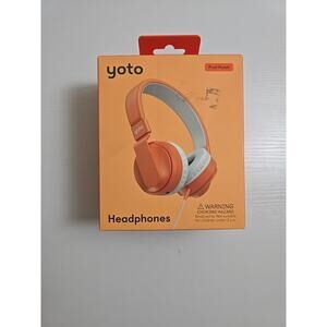 Yoto Wired Headphones – Lightweight & Foldable Over-Ear Earphones w/ Travel Ba
